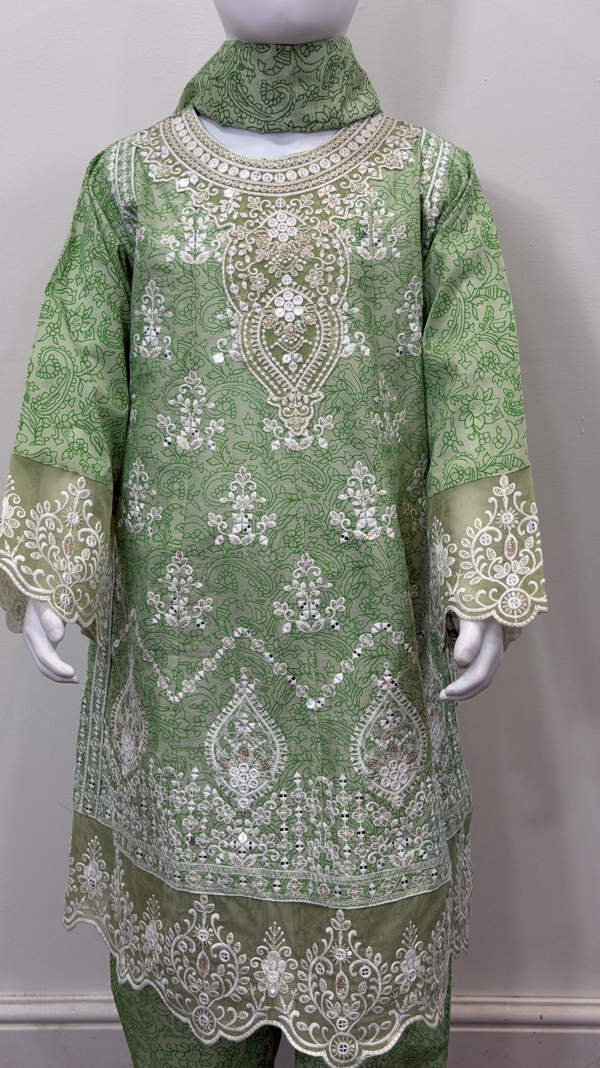 Motif Kids Lawn Printed Suit-26521