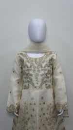 Motif Girls Organza Embroidered Suit-682