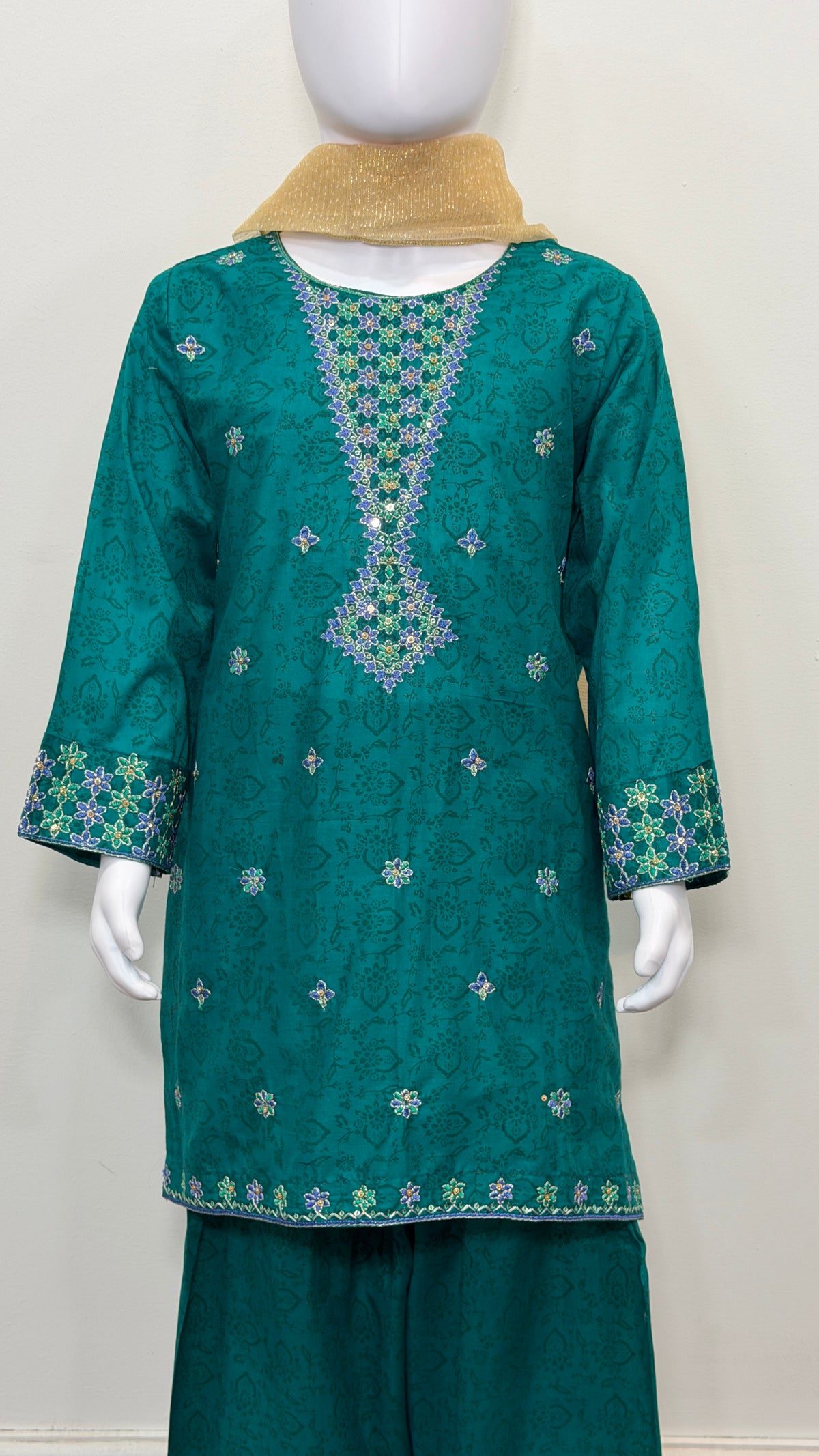 Motif Kids Lawn Printed Suit-26410