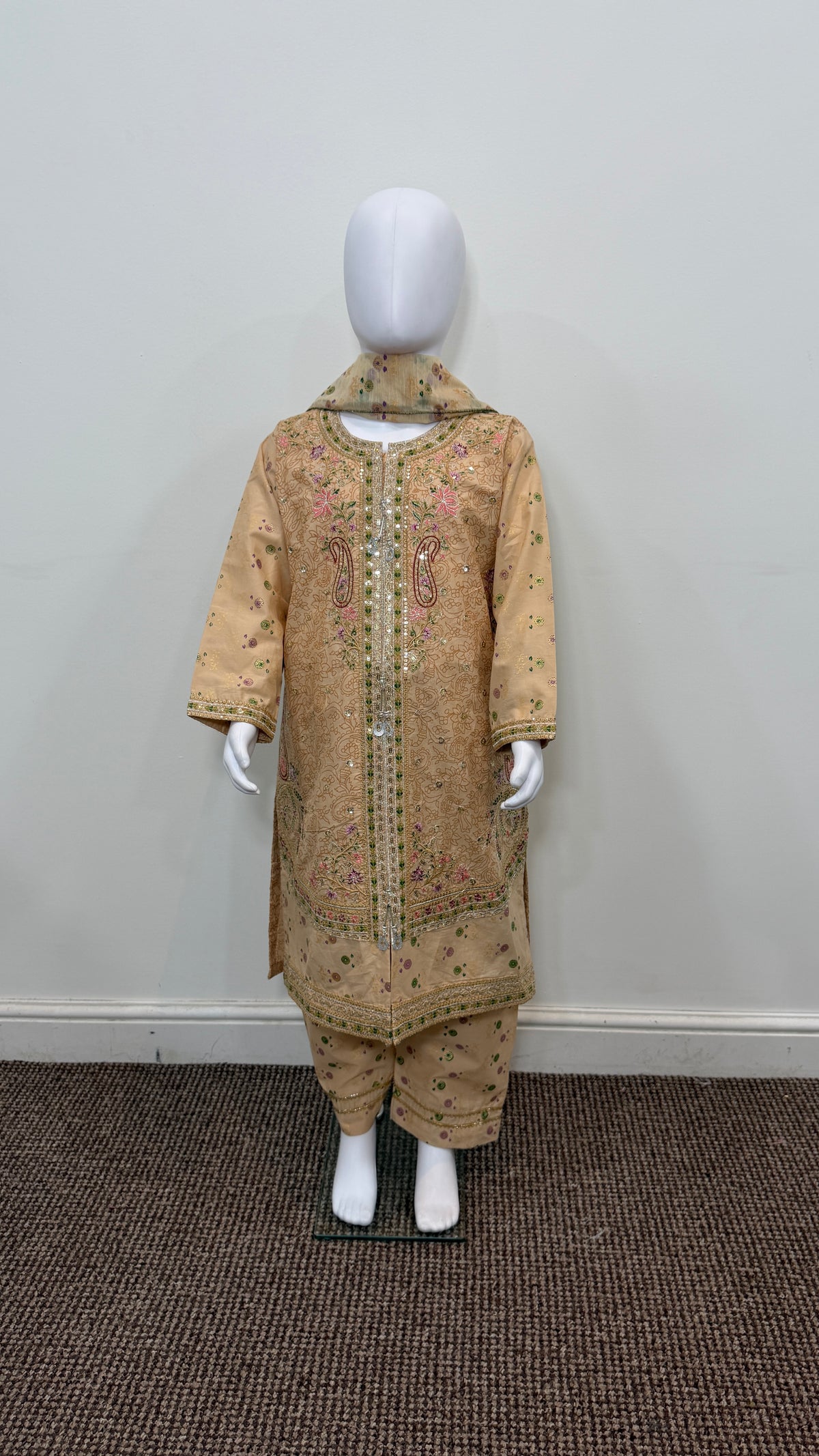 Motif Kids Cotton Printed Suit-26540