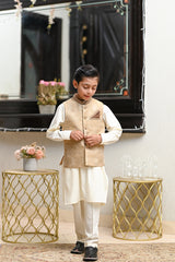 shalwar kameez with waist coat