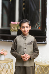 shalwar kameez with waist coat