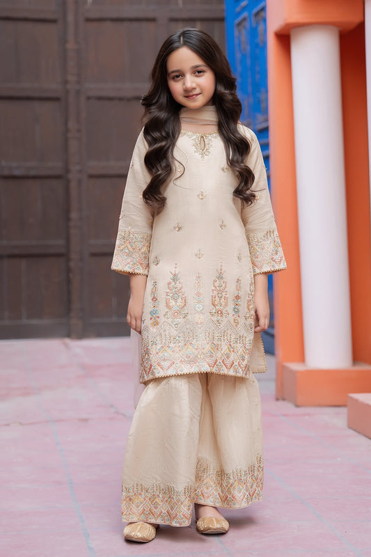Motif Kids Munar Embroidered Suit-571 - Motif UK