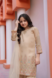 Motif Kids Munar Embroidered Suit