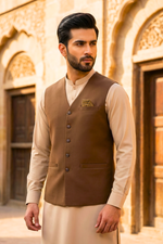 Motif Men's Waistcoat-2866