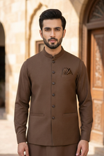 Motif Men's Waistcoat-8054