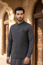 Motif Men's Waistcoat-2702