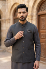 Motif Men's Waistcoat-8068