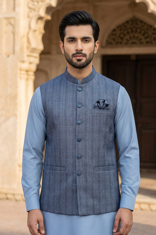 Motif Men's Waistcoat-2707