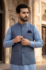 Motif Men's Waistcoat-2707