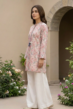 Motif Printed Cambric Suit-011