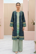 Motif Printed Cambric Suit-006