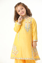 Motif Girls Lawn Embroidered Suit