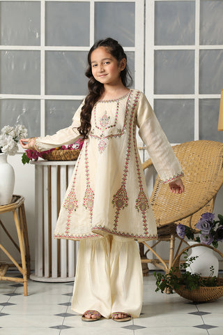 Girls Embroidered Suit
