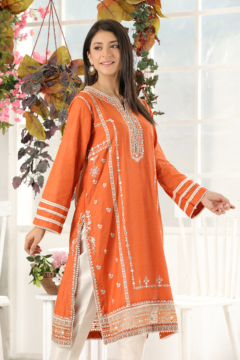 Motif Embroidered Suit