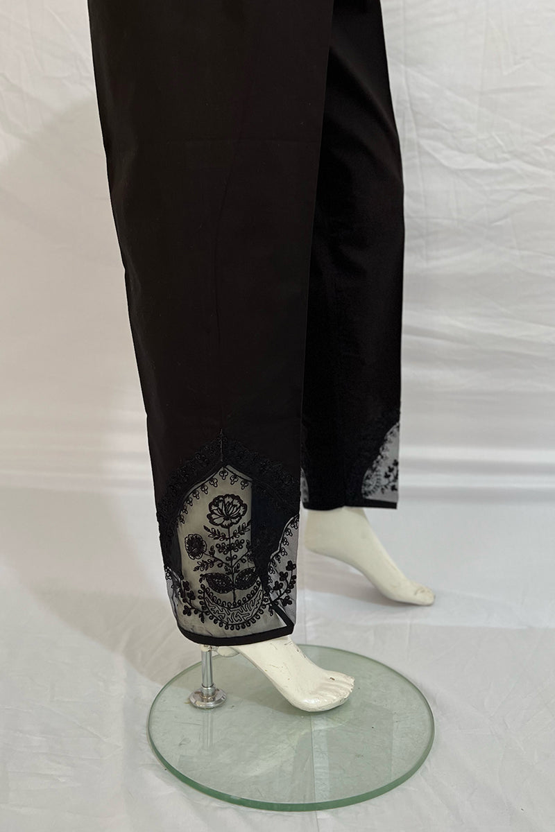 black trousers